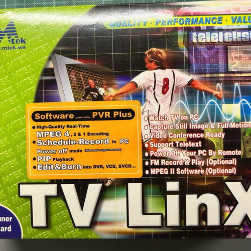 Vintage TV Capture Card PCI new, in box