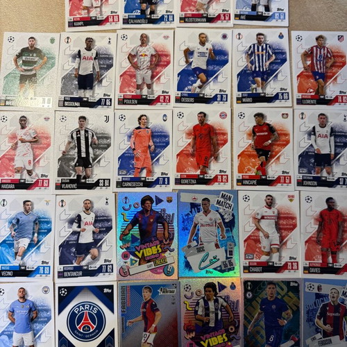 Topps Match Attax 2025 76 single cards new with club and special cards