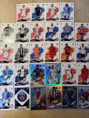 Topps Match Attax 2025 76 single cards new with club and special cards