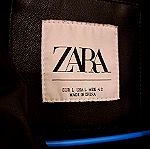 Zara faux Leather bomber