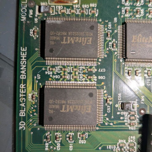 3DFX Voodoo Banshee 16MB AGP used graphics card