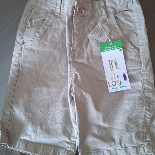 Losan Bermuda shorts for boy 7 years new, beige, size 122 cm