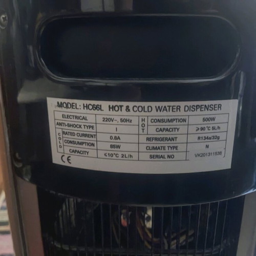 Bikos Water Cooler floor standing with hot and cold water like new