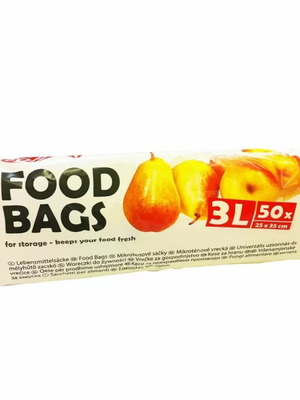 Food bags medium 50 pcs 25x35 cm new