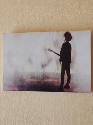 The Cure Boys Don't Cry framed canvas art print like new 45x30 cm