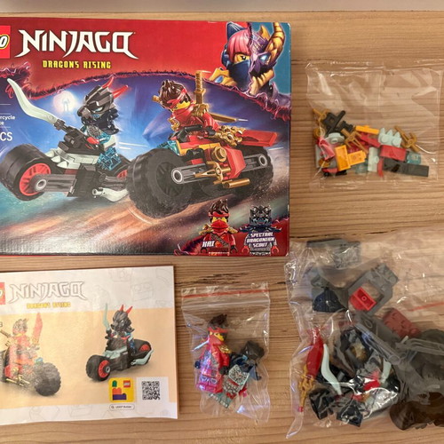 Lego Ninjago 71838 Kai's Motorcycle Speed Race like new