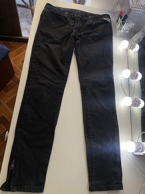 Replay black jeans size M 38 10 like new