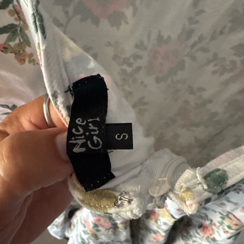 Women's cocktail dress like new, multicolor, elastic