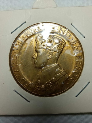 Паметна позлатена монета Едуард Георг VI 1937 коронация