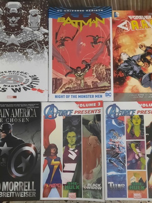 Marvel and DC comics pack of 6 like new, English
