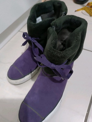 All star suede μποτάκια μωβ 36 μεταχειρισμένα