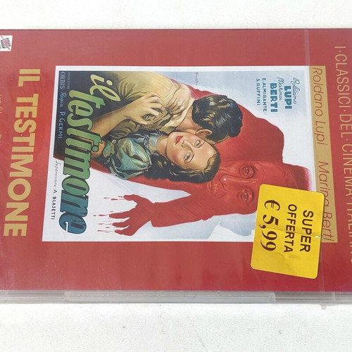 Il Testimone DVD new, Italian crime drama thriller