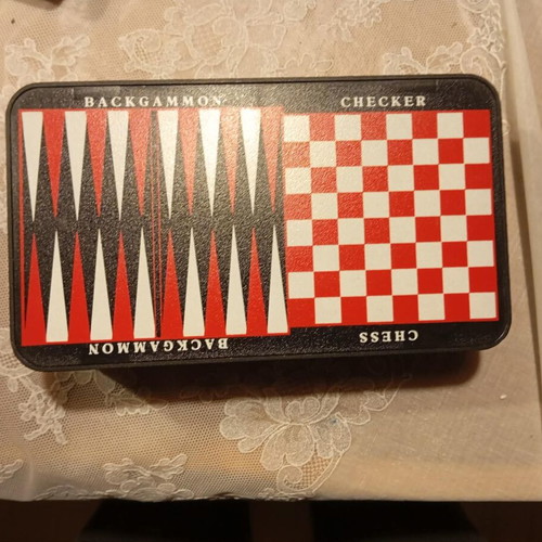 Travel board game like new with roulette, cards, chess, backgammon