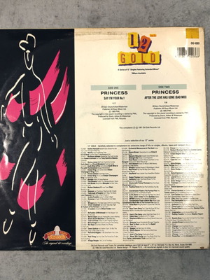 Princess Say I'm Your No.1 After The Love Has Gone 12″ Vinyl Maxi Single used