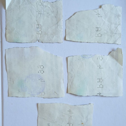 Marko Aigaleo 1999 football tickets set used, 11 pieces