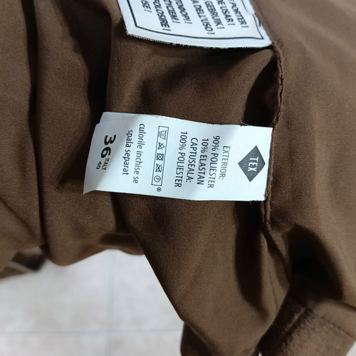 Women's faux leather jacket TEX size S used, brown