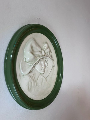 Porcelain wall decoration like new