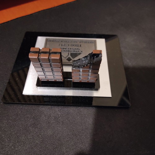 Terminator T-800 Neural Net Processor replica like new with resin base