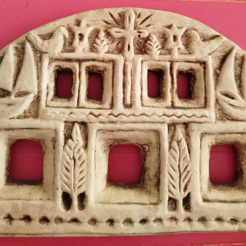 Vintage wall decoration used, 1980s from Tinos