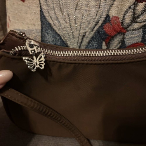 Shoulder bag used, brown