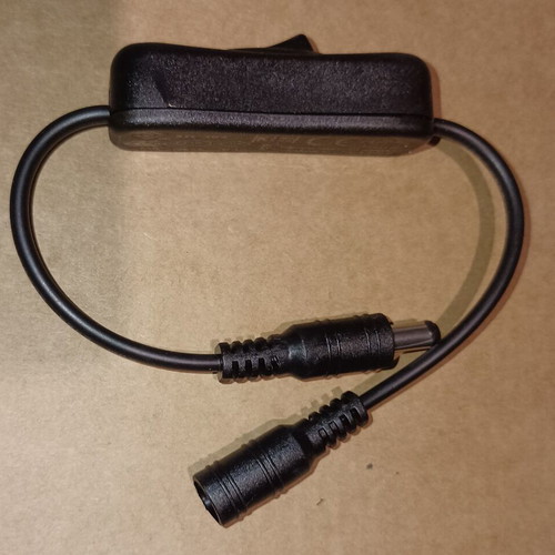 On-Off switch with 12 Volt DC power cable new