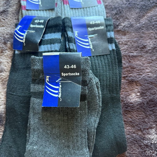 Men's socks new size 43-46 pack of 5 multicolor