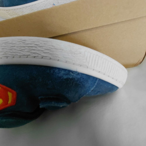 Puma sneakers used, size 33, blue suede leather