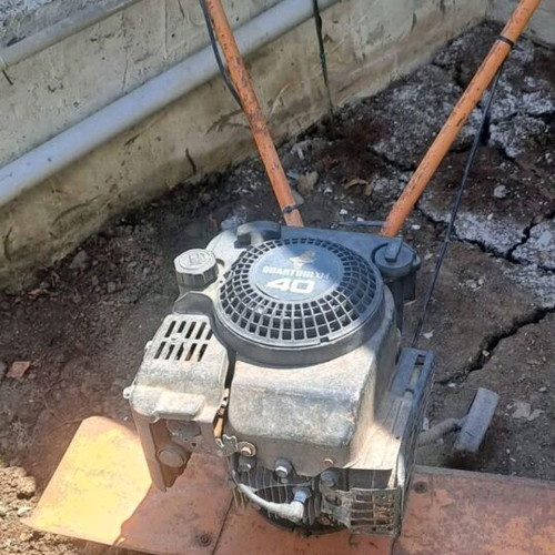 Tiller used with extra blades for extension