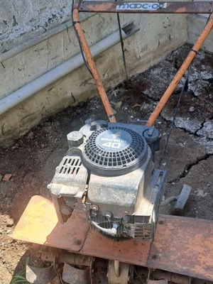 Tiller used with extra blades for extension