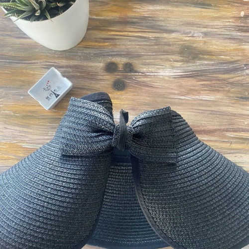 Black hat with bow new