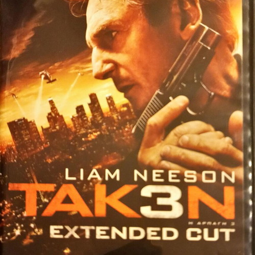 Taken 3 DVD like new with subtitles