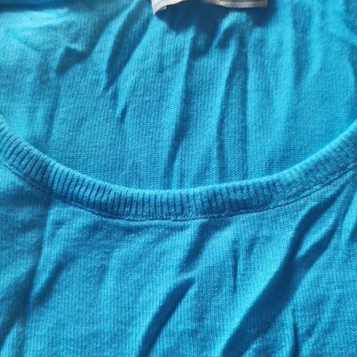 Pink Woman thin sweater L like new, blue
