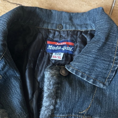 Denim jacket used, size XL, blue