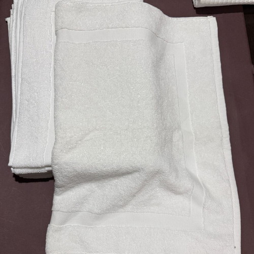 Floor Towels new, 9 pieces, 50x70 cm, white, 100% cotton Egypt cotton
