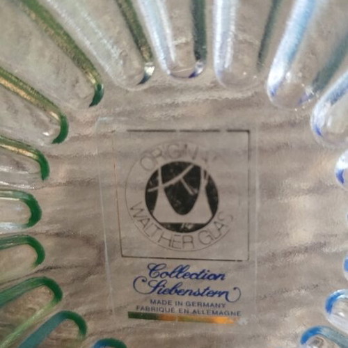 Walther Glas Collection Siebenstern vintage glass set of 3