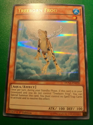 Treeborn Frog Yu-Gi-Oh 1st edition card like new, Ultra Rare