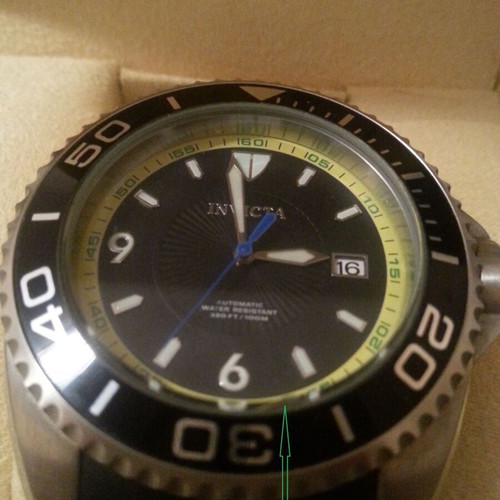 Invicta Pro Diver 6057 automatic watch, black, 45mm