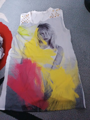 Zara summer blouse used, multicolor, size L-XL