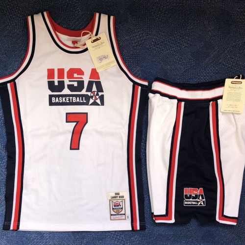 Mitchell & Ness Authentic Jersey Team USA 1992 #7 Larry Bird set