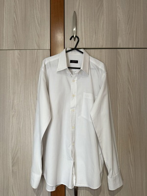 Paul & Shark Men's White Shirt Medium Size Like New