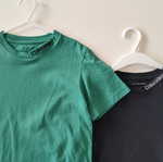 Σετ T-shirt Calvin Klein μέγεθος 128, σαν καινούργιο, μαύρο και τιρκουάζ
