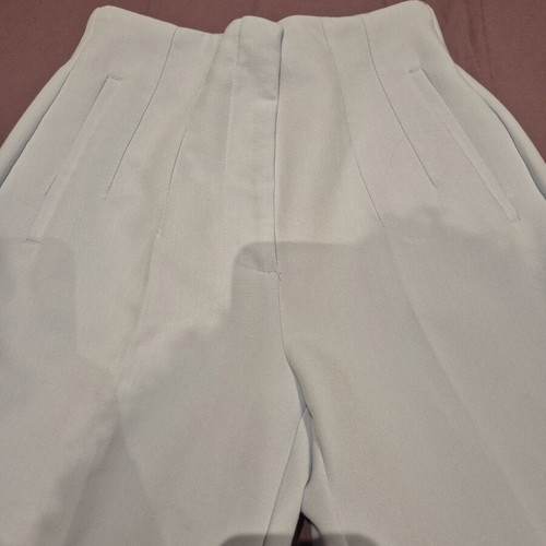 Zara office pants like new, turquoise