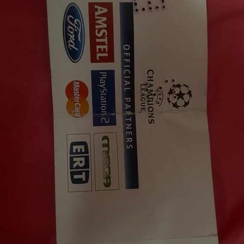 Olympiacos Deportivo La Coruna Champions League Ticket 2004 2005 in Good Condition