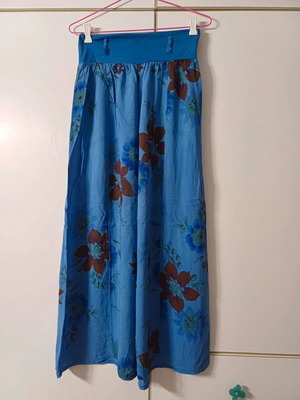 Pants with elastic waist like new, blue, size S
