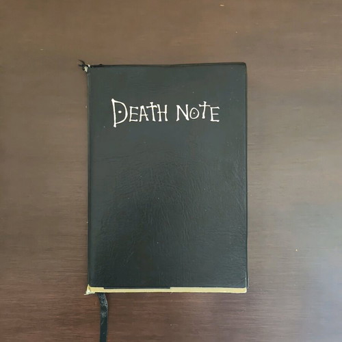 Death Note notebook used for cosplay from the anime
