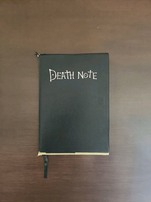 Death Note notebook used for cosplay from the anime