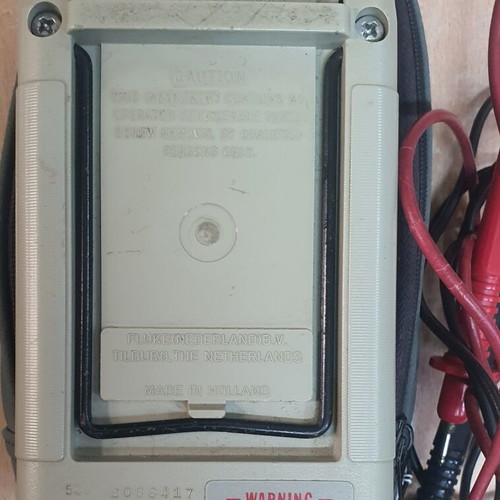 Fluke 8020A digital multimeter used with case