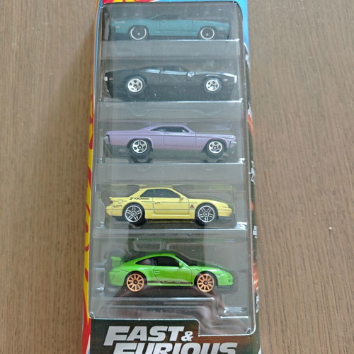 Hot Wheels Fast and Furious 5-Pack New