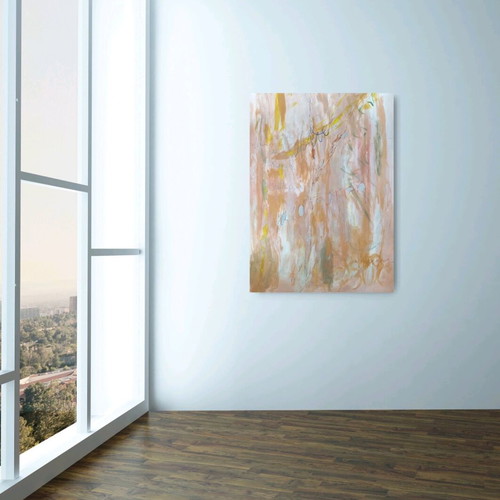 You Are Free II Abstract Large Painting New, Ready to Hang