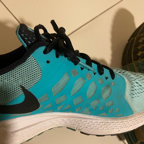 Nike Zoom Pegasus used running training shoes size 45 turquoise